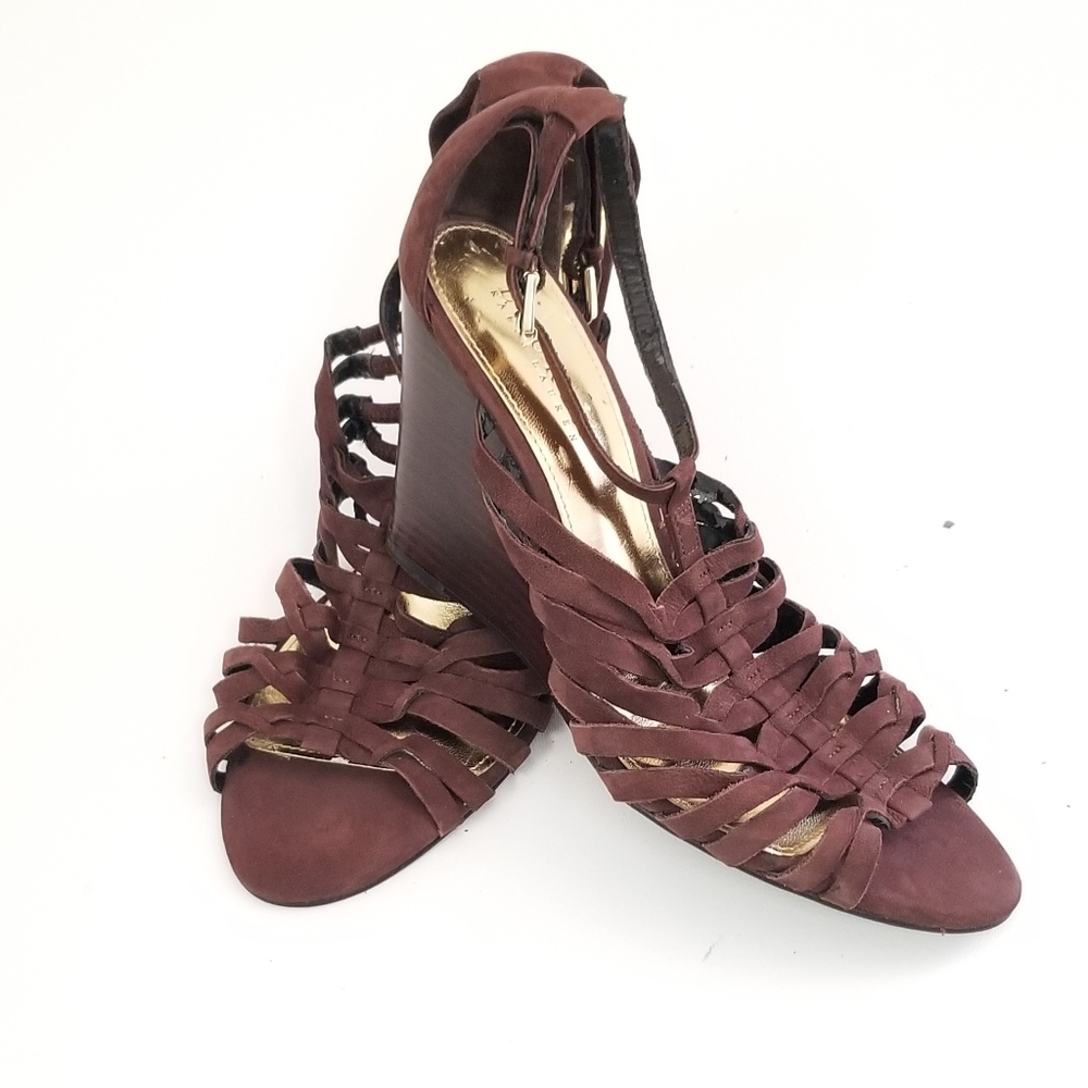 Ralph Lauren Open Toe Wedge Sandal!